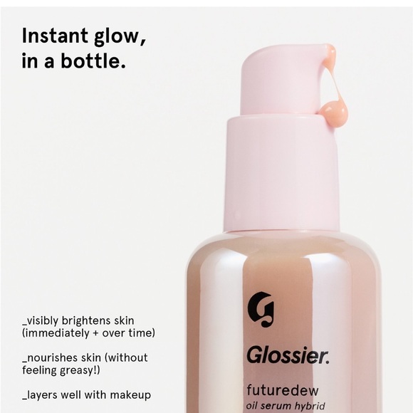 NIB Glossier futuredew oil serum hybrid - Picture 3 of 6
